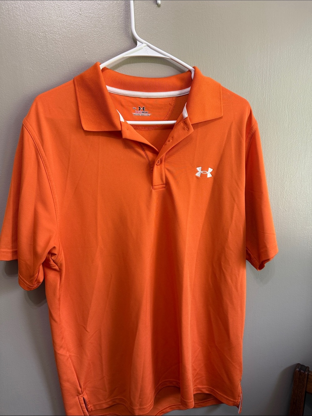 Under Armour Men’s Bright Orange Performance Polo